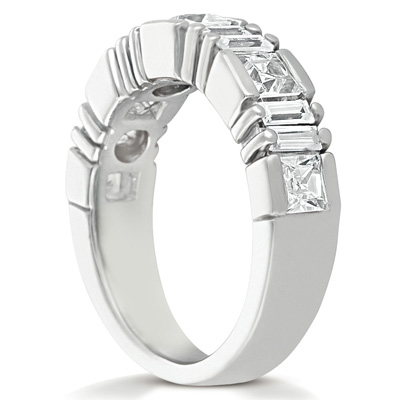 14 Karat White Gold  Cut Diamond Unique Engagement Ring 