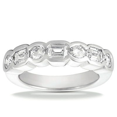 14 Karat White Gold  Cut Diamond Unique Engagement Ring 