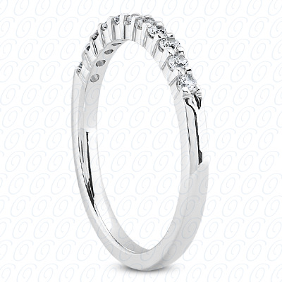 14 Karat White Gold  Cut Diamond Unique Engagement Ring 