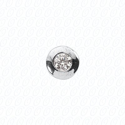 14 Karat White Gold  Cut Diamond Unique Engagement Ring 