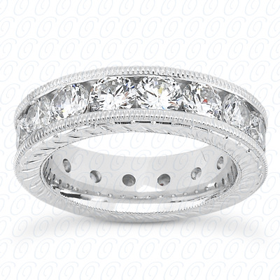 14 Karat White Gold  Cut Diamond Unique Engagement Ring 