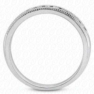 14 Karat White Gold  Cut Diamond Unique Engagement Ring 