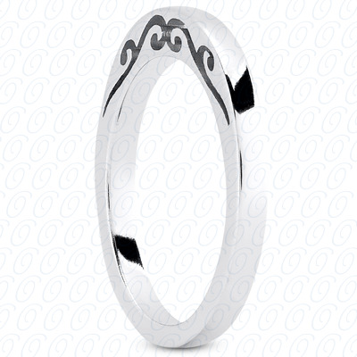 14 Karat White Gold  Cut Diamond Unique Engagement Ring 