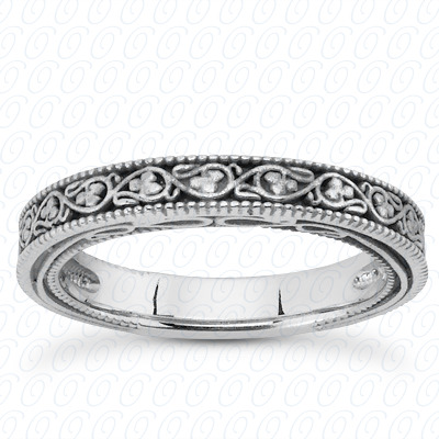14 Karat White Gold  Cut Diamond Unique Engagement Ring 