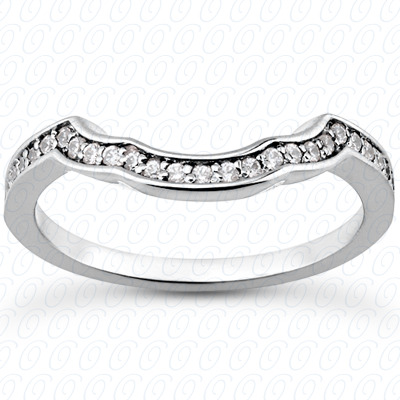 14 Karat White Gold  Cut Diamond Unique Engagement Ring 