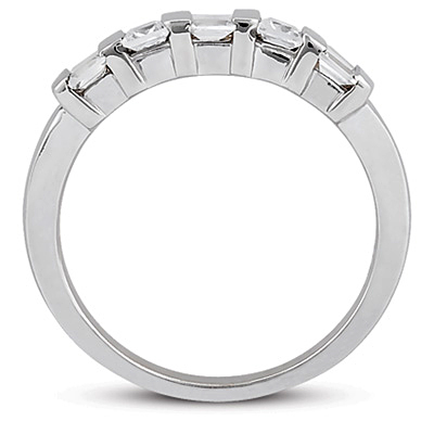 14 Karat White Gold  Cut Diamond Unique Engagement Ring 