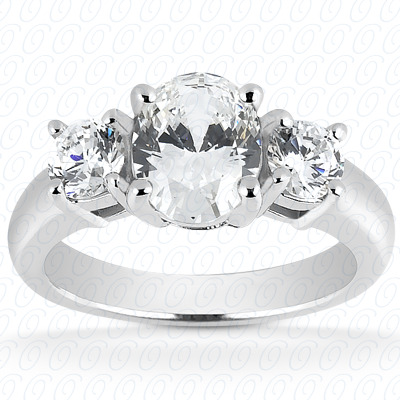 14KP Combination Cut Diamond Unique Engagement Ring 0.20 CT.