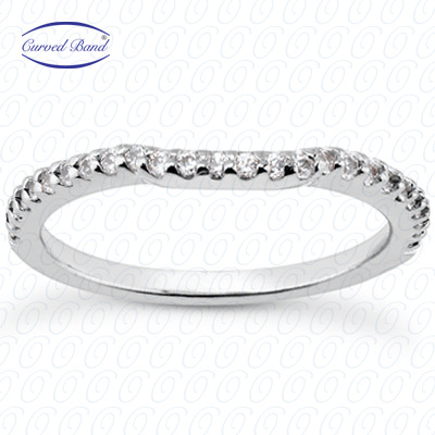 14 Karat White Gold  Cut Diamond Unique Engagement Ring 