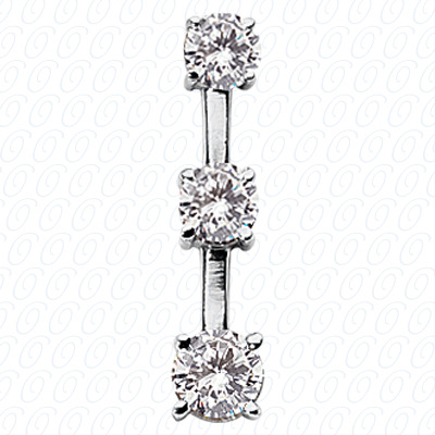 14 Karat White Gold  Cut Diamond Unique Engagement Ring 
