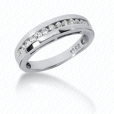 14 Karat White Gold  Cut Diamond Unique Engagement Ring 