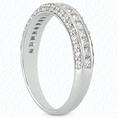 14 Karat White Gold  Cut Diamond Unique Engagement Ring 