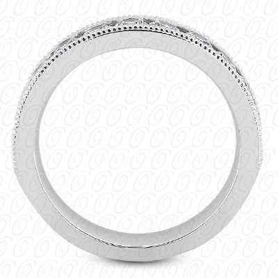 14 Karat White Gold  Cut Diamond Unique Engagement Ring 