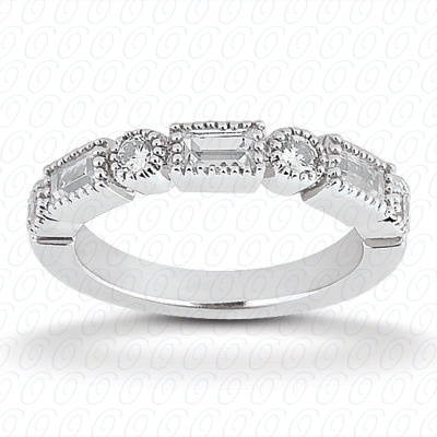 14 Karat White Gold  Cut Diamond Unique Engagement Ring 