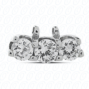 14 Karat White Gold  Cut Diamond Unique Engagement Ring 