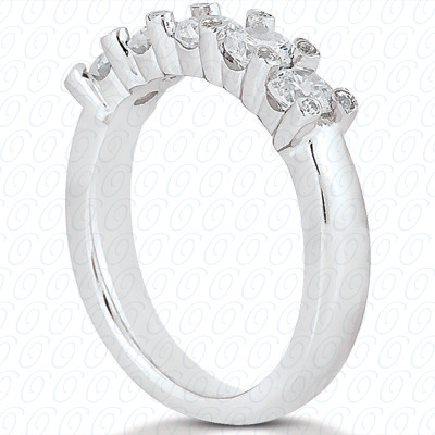 14 Karat White Gold  Cut Diamond Unique Engagement Ring 