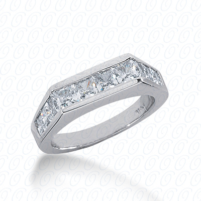 14 Karat White Gold  Cut Diamond Unique Engagement Ring 