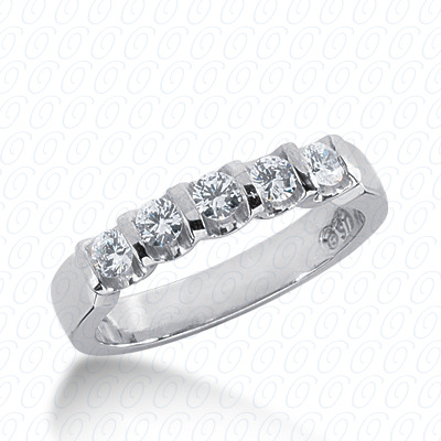 14 Karat White Gold  Cut Diamond Unique Engagement Ring 