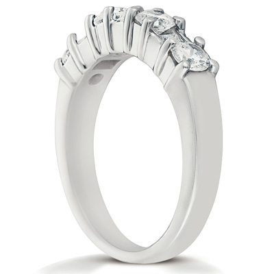 14 Karat White Gold  Cut Diamond Unique Engagement Ring 