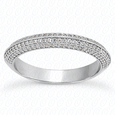 14 Karat White Gold  Cut Diamond Unique Engagement Ring 