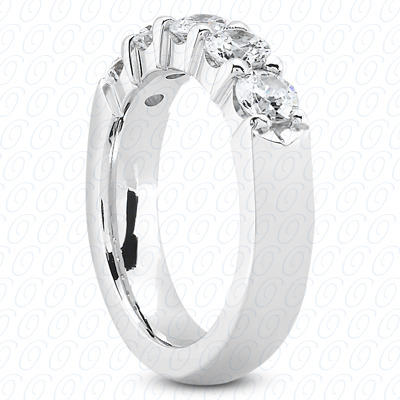 14 Karat White Gold  Cut Diamond Unique Engagement Ring 