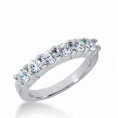 14 Karat White Gold  Cut Diamond Unique Engagement Ring 