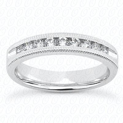 14 Karat White Gold  Cut Diamond Unique Engagement Ring 