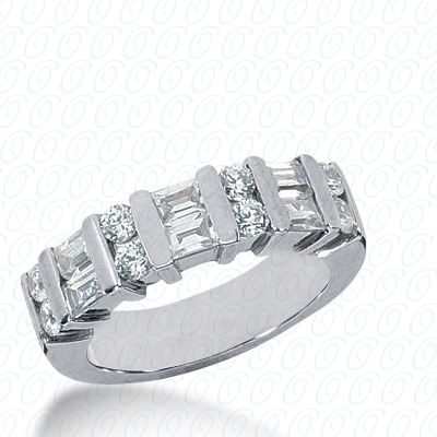 14 Karat White Gold  Cut Diamond Unique Engagement Ring 