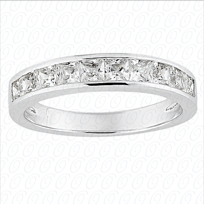 14 Karat White Gold  Cut Diamond Unique Engagement Ring 