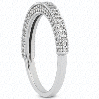 14 Karat White Gold  Cut Diamond Unique Engagement Ring 