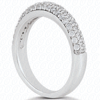 14 Karat White Gold  Cut Diamond Unique Engagement Ring 