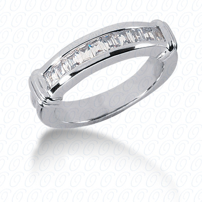 14 Karat White Gold  Cut Diamond Unique Engagement Ring 