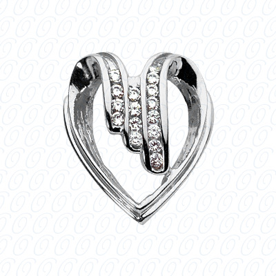 14 Karat White Gold  Cut Diamond Unique Engagement Ring 