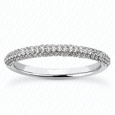 14 Karat White Gold  Cut Diamond Unique Engagement Ring 