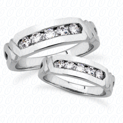 14 Karat White Gold  Cut Diamond Unique Engagement Ring 