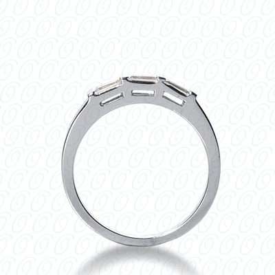 14 Karat White Gold  Cut Diamond Unique Engagement Ring 