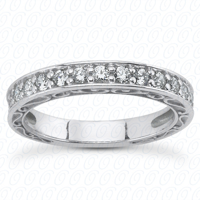 14 Karat White Gold  Cut Diamond Unique Engagement Ring 