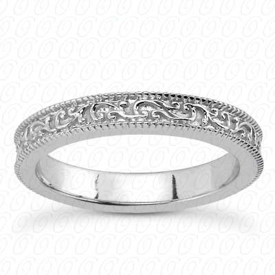 14 Karat White Gold  Cut Diamond Unique Engagement Ring 