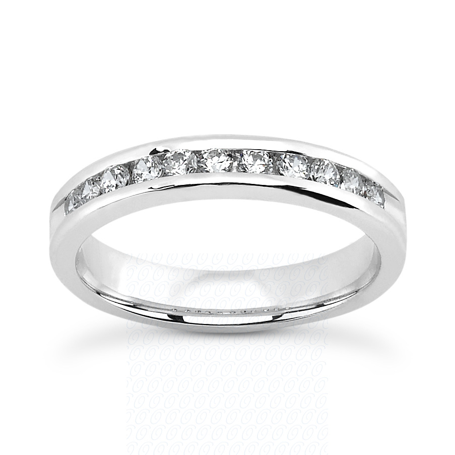 14 Karat White Gold  Cut Diamond Unique Engagement Ring 