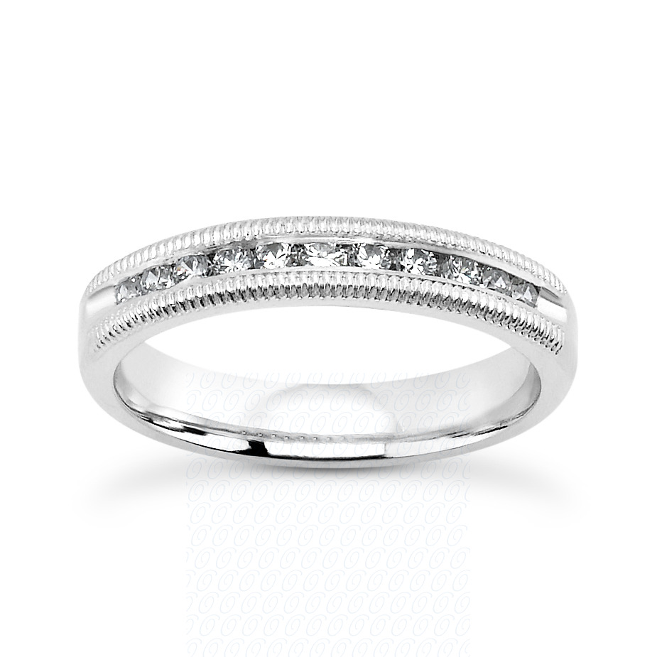 14 Karat White Gold  Cut Diamond Unique Engagement Ring 