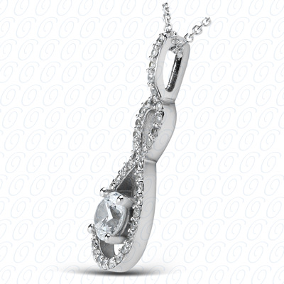 14 Karat White Gold  Cut Diamond Unique Engagement Ring 