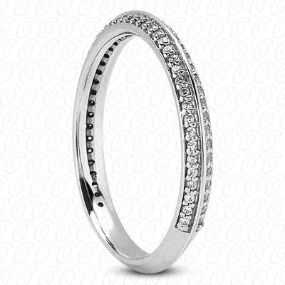 14 Karat White Gold  Cut Diamond Unique Engagement Ring 