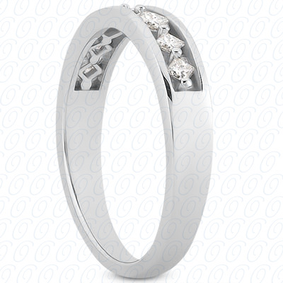 14 Karat White Gold  Cut Diamond Unique Engagement Ring 