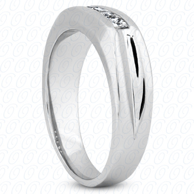 14 Karat White Gold  Cut Diamond Unique Engagement Ring 