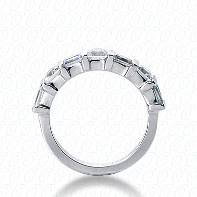 14 Karat White Gold  Cut Diamond Unique Engagement Ring 