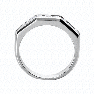 14 Karat White Gold  Cut Diamond Unique Engagement Ring 