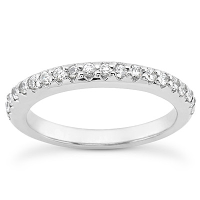 14 Karat White Gold  Cut Diamond Unique Engagement Ring 