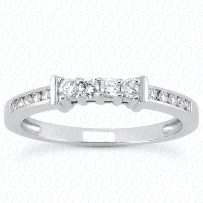 14 Karat White Gold  Cut Diamond Unique Engagement Ring 