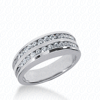 14 Karat White Gold  Cut Diamond Unique Engagement Ring 