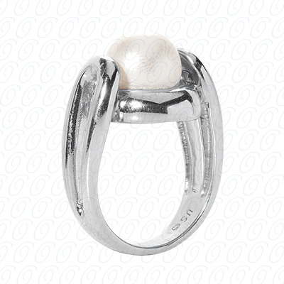 14 Karat White Gold  Cut Diamond Unique Engagement Ring 