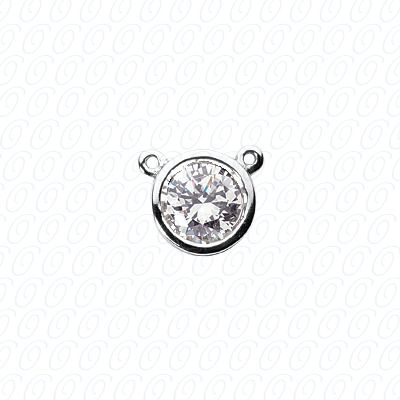 14 Karat White Gold  Cut Diamond Unique Engagement Ring 